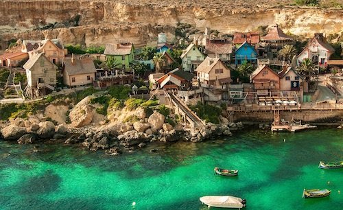 Popeye Village, Malta 6 Destinos para aprender inglés en familia