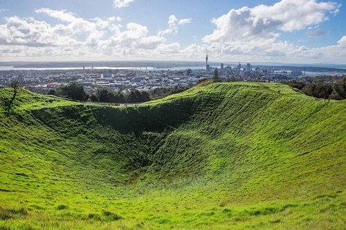 Mt Eden Qué ver en Nueva Zelanda con niños en la Isla norte