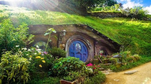 Hobbiton Qué ver en Nueva Zelanda con niños en la Isla norte